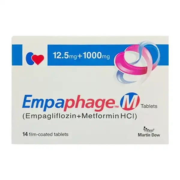 Empaphage-m Tablets 12.5/1000mg (1 Strip = 7 Tablets)